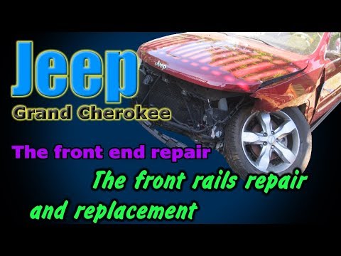 Видео: Jeep Grand Cherokee. The front end repair. Ремонт переда.
