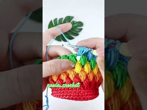 Видео: Красивый шов для сумки #crochetstitch