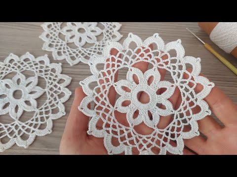 Видео: Ух ты! Изысканный новый узор для вязания крючком «Слива» | Простой урок для начинающих