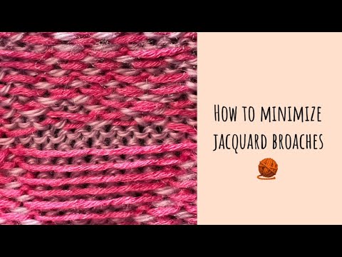 Видео: Как минимизировать большие протяжки на жаккарде 🧶 How to minimize jacquard broaches ‼️