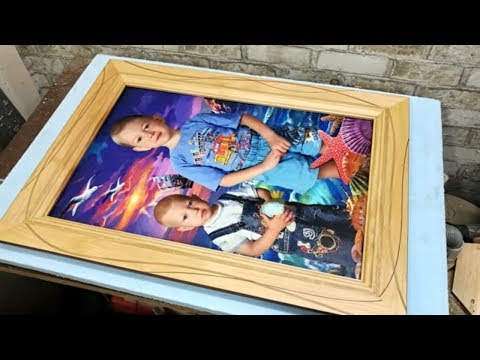 Видео: Большая рамка для фотографии 2/2. Big frame for photo part 2/2