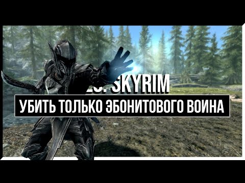 Видео: КАК УБИТЬ ТОЛЬКО ЭБОНИТОВОГО ВОИНА В SKYRIM