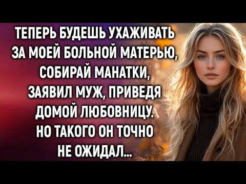 Видео: Теперь будешь ухаживать за моей матерью, заявил муж, приведя домой любовницу…