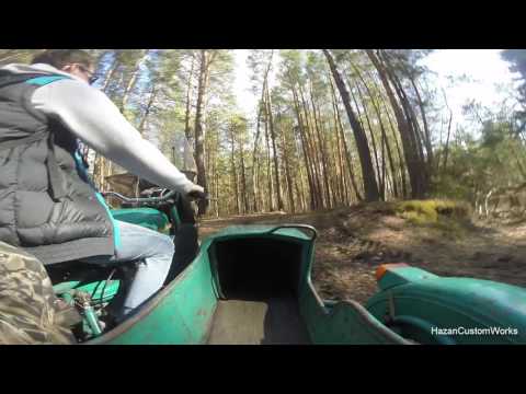 Видео: Первый тест-драйв мотоцикла Урал м67-36. По следам лесорубов...