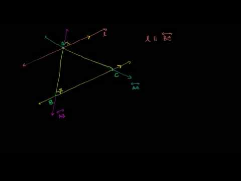 Видео: Сумма углов треугольника равна 180