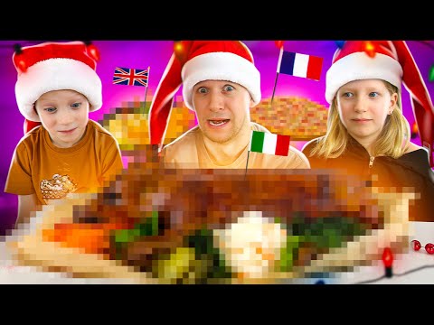 Видео: ЕДА МИРА на НОВЫЙ ГОД ЧЕЛЛЕНДЖ!