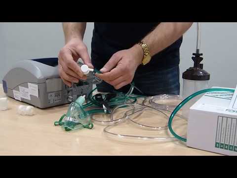 Видео: Соединение кислородного концентратора с маской (канюлей). Кислородные линии.