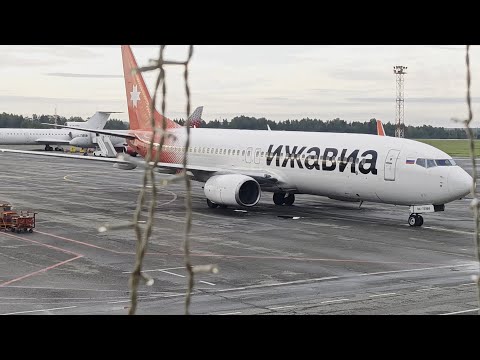 Видео: Полёт в Москву из Ижевска. 19.08.2024