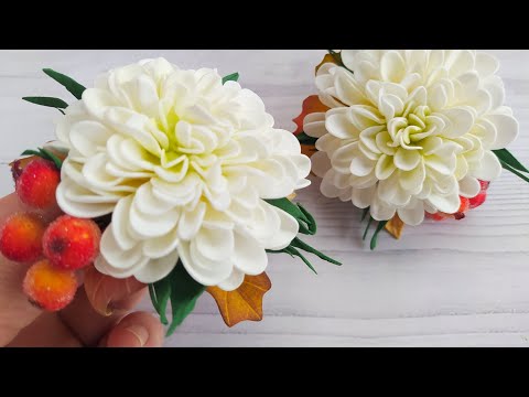 Видео: Как красиво! Осенние резиночки для волос🍁🏵️