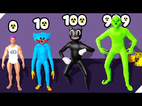 Видео: 🌞ЭВОЛЮЦИЯ СОЗДАНИЯ МОНСТРОВ В ЛАБОРАТОРИИ, МАКСИМАЛЬНЫЙ УРОВЕНЬ. Monsters Lab  Freaky Running