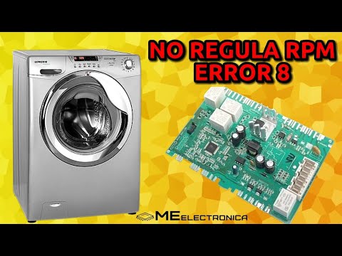 Видео: 🟡Стиральная машина Candy Longvie E08 не регулирует обороты тахометра. Ошибка 8. Зашкаливает обороты.