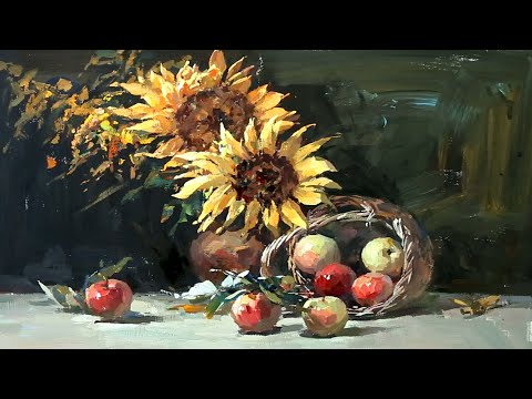 Видео: Научитесь рисовать натюрморт гуашью