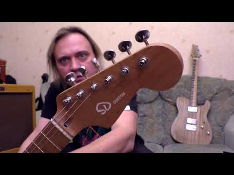 Видео: Обзор на диване - SD custom guitars