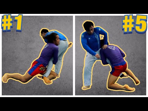 Видео: 12 простых захватов ног в стиле бразильского джиу-джитсу за 2 минуты