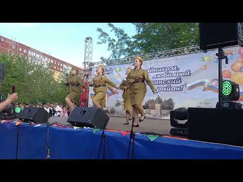 Видео: Выступление  в честь дня победы