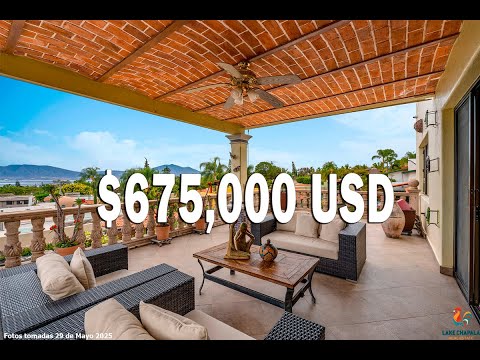 Видео: НЕДВИЖИМОСТЬ НА ОЗЕРЕ ЧАПАЛА - ДОМ НА ПРОДАЖУ - CASA LUISA