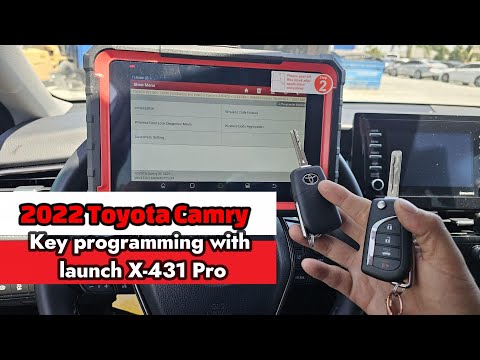 Видео: Как я запрограммировал новый ключ на Toyota Camry 2022 года с помощью сканера Launch X431 Pro!