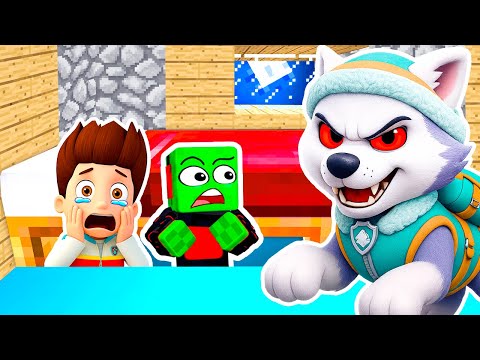 Видео: ПРЯЧУСЬ ПОД КРОВАТЬЮ с РАЙДЕРОМ от ЭВЕРЕСТ EXE в МАЙНКРАФТ