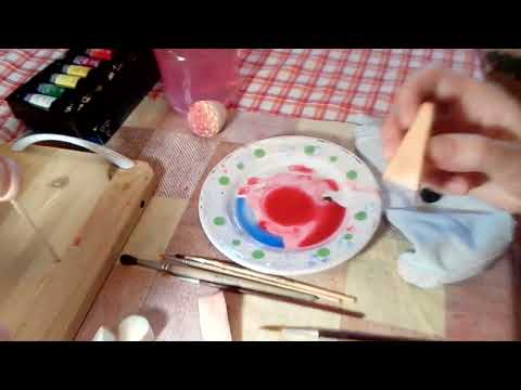 Видео: Кукла РЕБОРН АКРИЛОМ. Как сделать самим. Урок 5. Наносим мраморность.