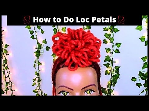 Видео: Как сделать лепестки локонов | Техники укладки локонов | Дреды