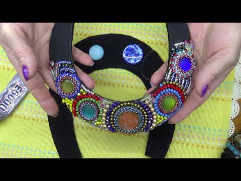 Видео: Мастер класс как приклеить кабошоны к фетру Часть 2
