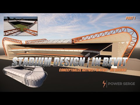 Видео: Проектирование стадиона в Revit | ЧАСТЬ 1