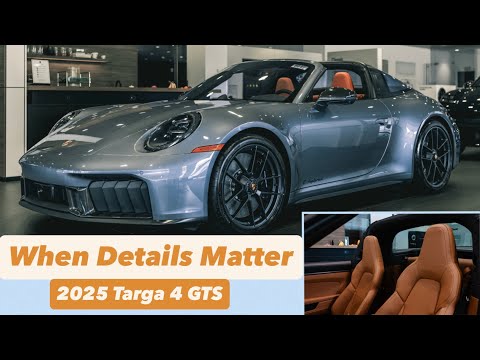 Видео: Наш первый 911 Targa 4 GTS 2025 года @NewCountryPorsche мощностью 532 л.с.