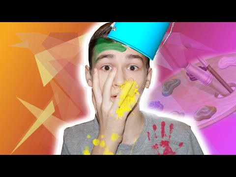 Видео: КРАСКИ ДЕТЯМ НЕ ИГРУШКИ :O
