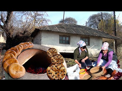 Видео: Так в селе делают настоящий хлеб тандыр - Старый Aзербайджанский рецепт