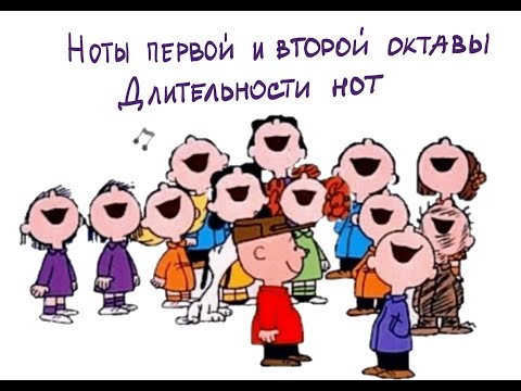 Видео: Нотки 1 и 2 октавы| Названия длительностей нот|Подготовишки