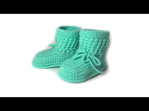 Видео: 34 Пинетки спицами рельефный узор  @Vasilisa Василиса вязание спицами