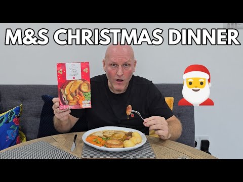 Видео: Обзор рождественского ужина M&S на одного 2025 года