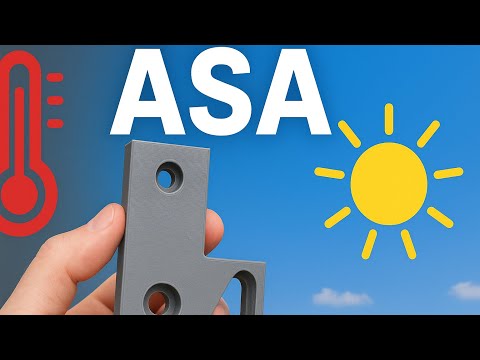 Видео: Печать пластиком ASA — Преимущества перед PLA и ABS!