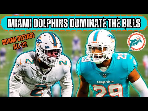 Видео: Анализ фильма: Защита «Майами Долфинс» ДОМИНИРОВАЛА над «Баффало Биллс»