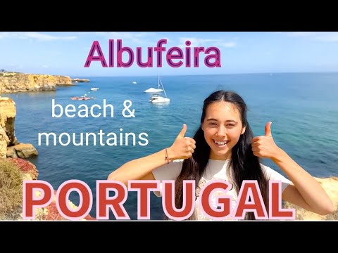 Видео: Португалия Пляжи Албуфейра Скалы|| Portugal Albufeira Castelo Beach Club