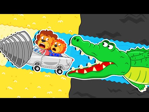 Видео: Маша и Леопольд. Динозавр - Серии для всей семьи - Lion Family на русском - Мультик