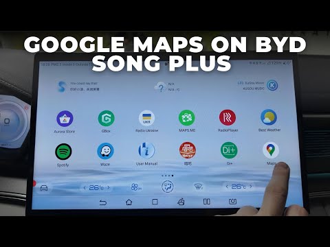 Видео: Приложения Google на BYD Song Plus — Gbox, YouTube, Карты, Google Play!