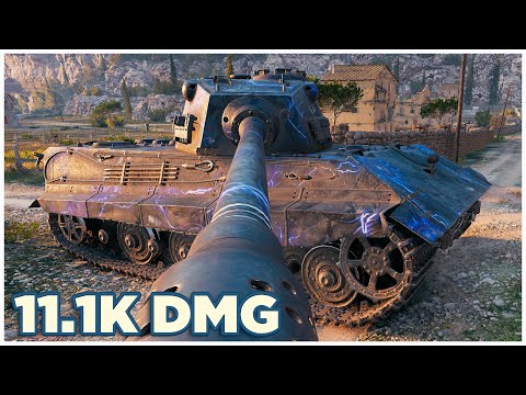 Видео: Более 11К УРОНА на Е 75 • WoT Gameplay