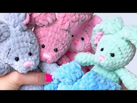 Видео: Зайчик крючком. Подробный МК. Часть 2