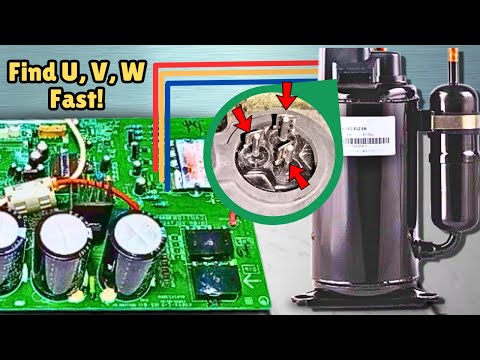 Видео: Как легко найти U, V, W на любом компрессоре — простой трюк!