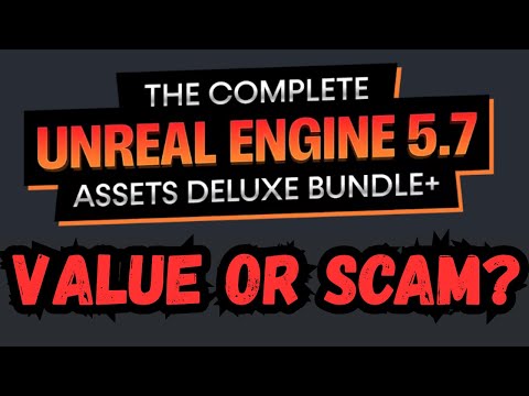 Видео: Unreal Engine 5: полный набор ресурсов Unreal Engine 5.7 Deluxe Bundle+ обзор Humble Bundle