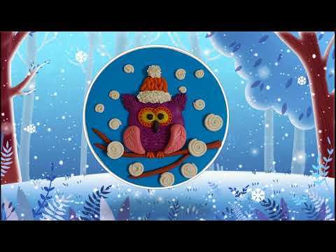 Видео: Елена Угрюмова, воспитатель Школы № 1566. Пластилинография «Филин»