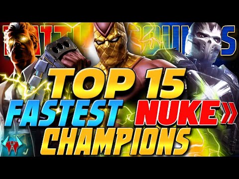 Видео: ТОП-15 самых быстрых чемпионов NUKE для Battlegrounds!