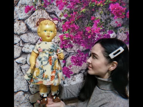 Видео: Советская Целлулоидная кукла ОХТАЛЕН 50 60 х годов для моей коллекции