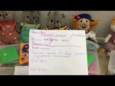 Видео: Итоговая четвертная контрольная по русскому языку и математике / ШКОЛА БАСИКОВ