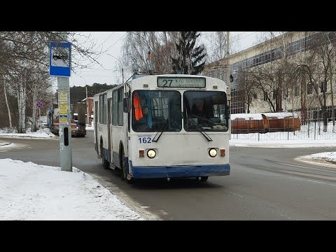 Видео: Троллейбус №27 (Екатеринбург). Улица Начдива Онуфриева - ЖД Вокзал