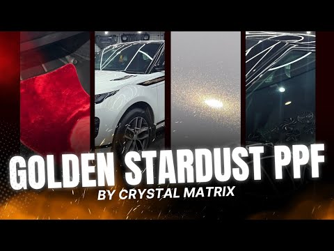 Видео: Range Rover Evoque 2025 с солнцезащитными плёнками Golden Stardust PPF | Фотохромные плёнки + защ...