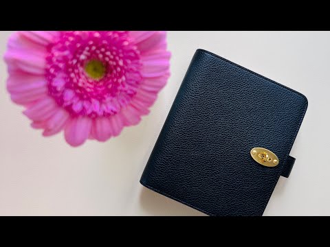 Видео: Моя новая обложка 🖤 Mulberry 🖤 #filofax #moterm #louisvuittonagenda #vds