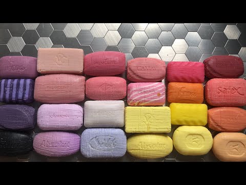 Видео: ASMR carving of tiny cubes, 24 soap cubes / ASMR резка 24 мыльных кубиков
