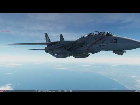 Видео: F14 . Использование  GBU 16 с помощью прицельного контейнера , Навигации с помощью 2 пилота. (2022)